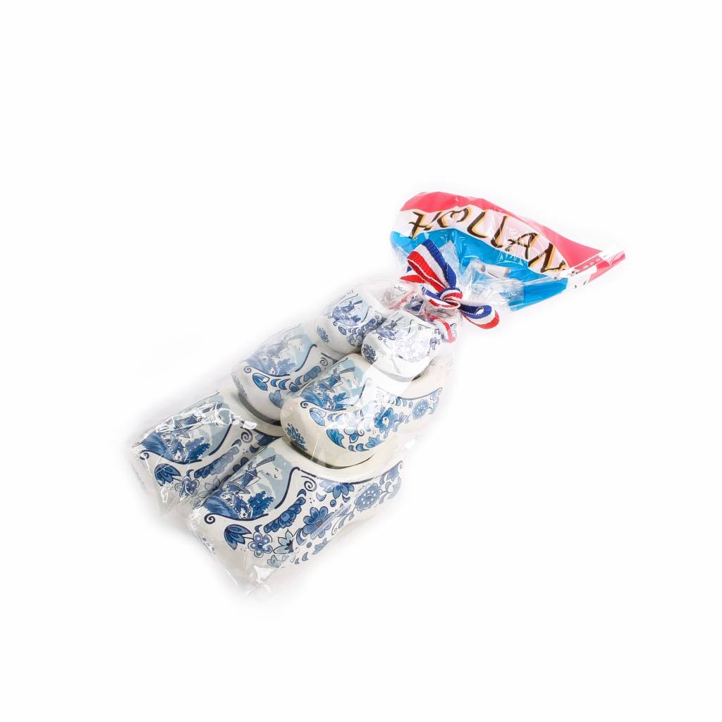 Delft Blue Clogs Set of 3 (3 sizes)