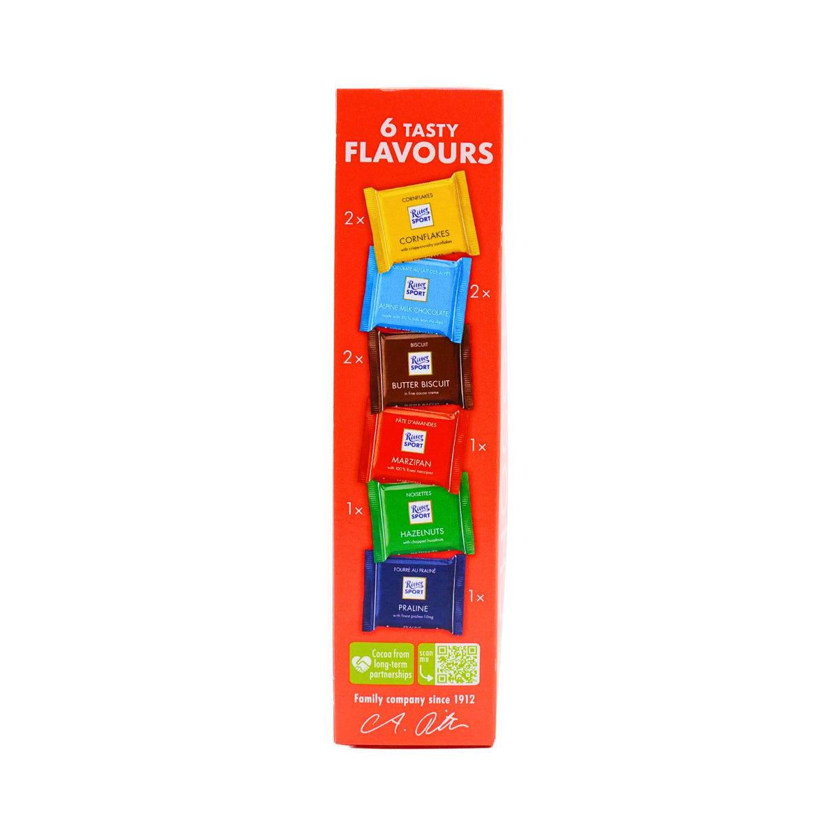 Ritter Sport Mini Chocolate Bar 9 Piece Mix Pack
