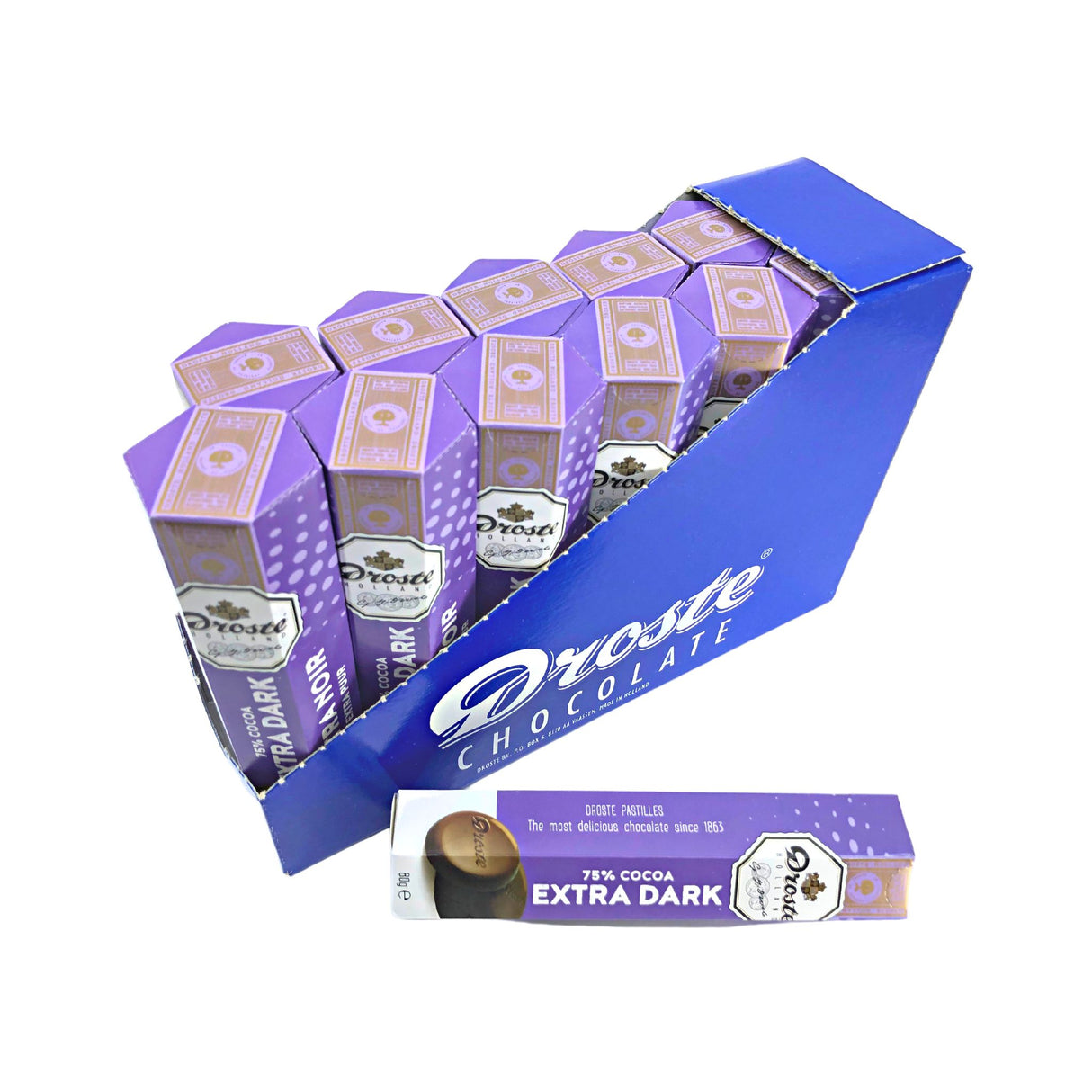 Droste Extra Dark Chocolate Pastille 3.17 oz