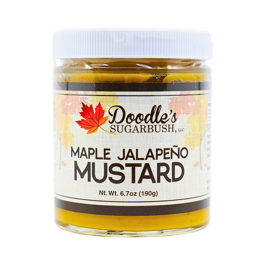 Doodles Maple Jalapeno Mustard 6.7oz jar