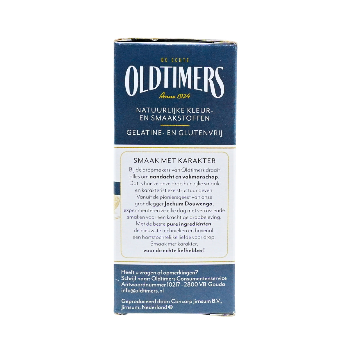 Old Timers Salmiak Cobblestones (Klinkers)  6.52 oz Gray Box
