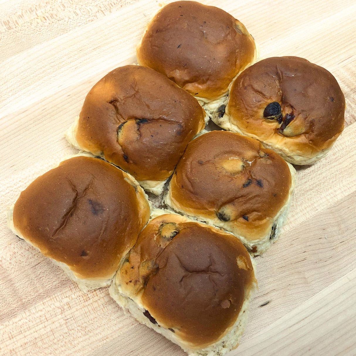 Steenstras Raisin Buns 6 ct