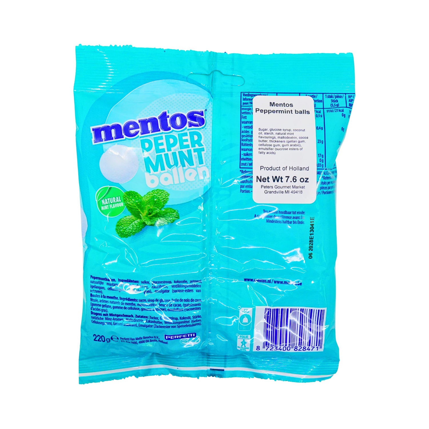 Mentos Peppermint Balls 7.6 oz bag