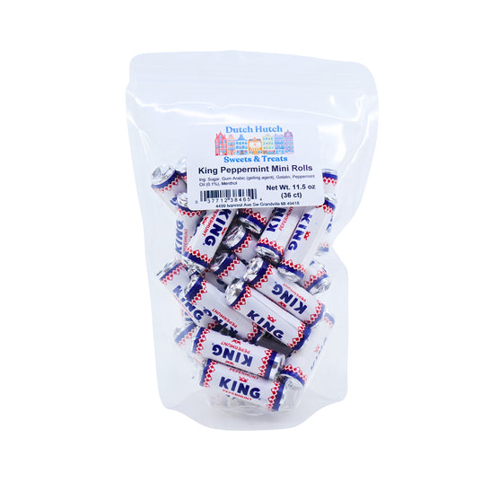 Dutch Hutch King Peppermint Mini Rolls 36 ct Bag (11.5 oz)