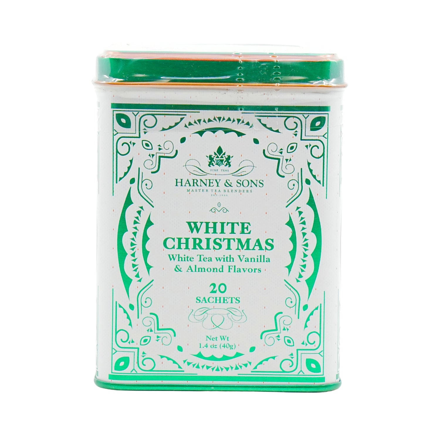 Harney & Son Holiday White Christmas Tea 20 Ct Tea Tin