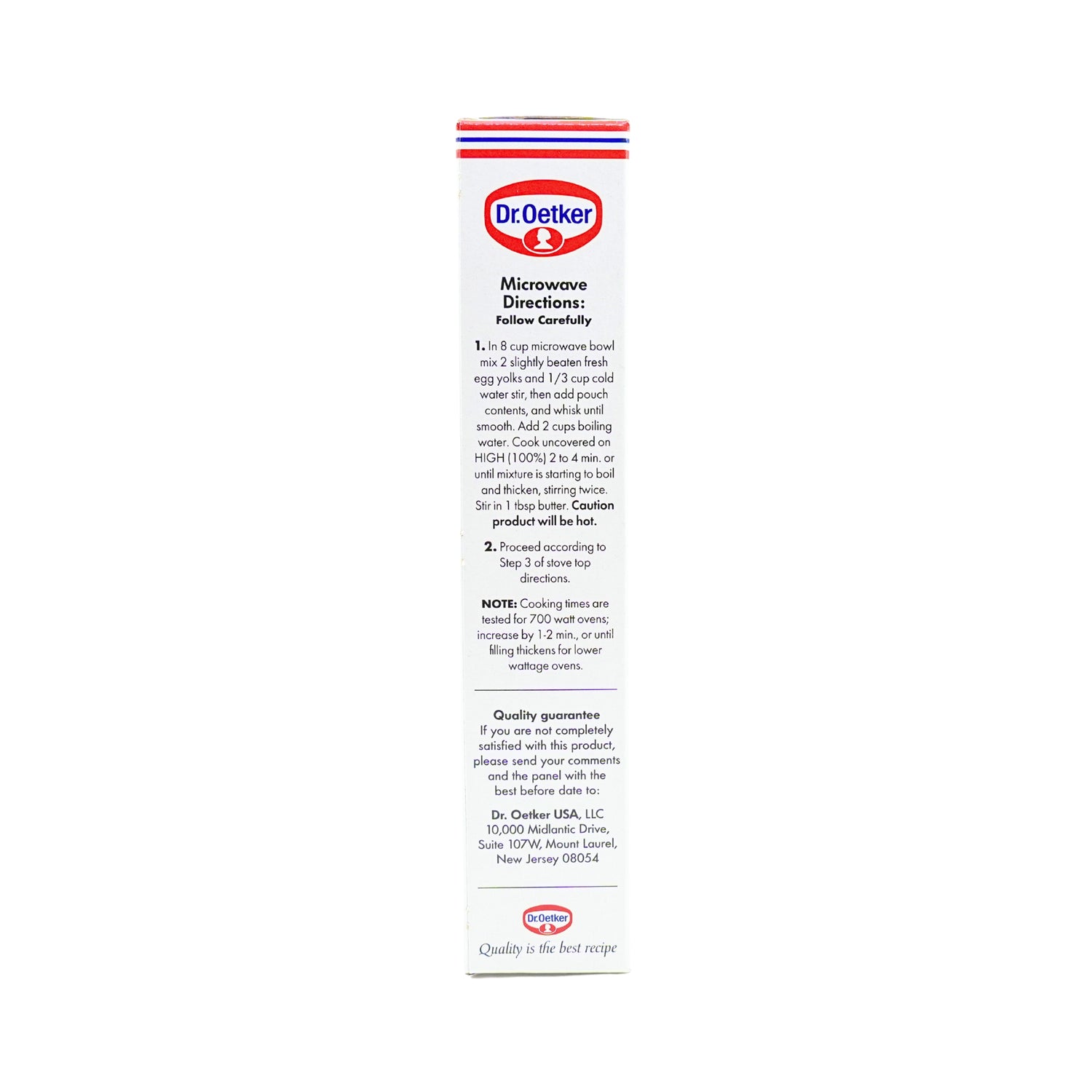 Dr Oetker Key Lime Pie Filling mix 7.5 oz