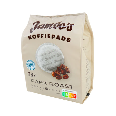 Jumbo Dark Roast Coffee pads 36 ct bag