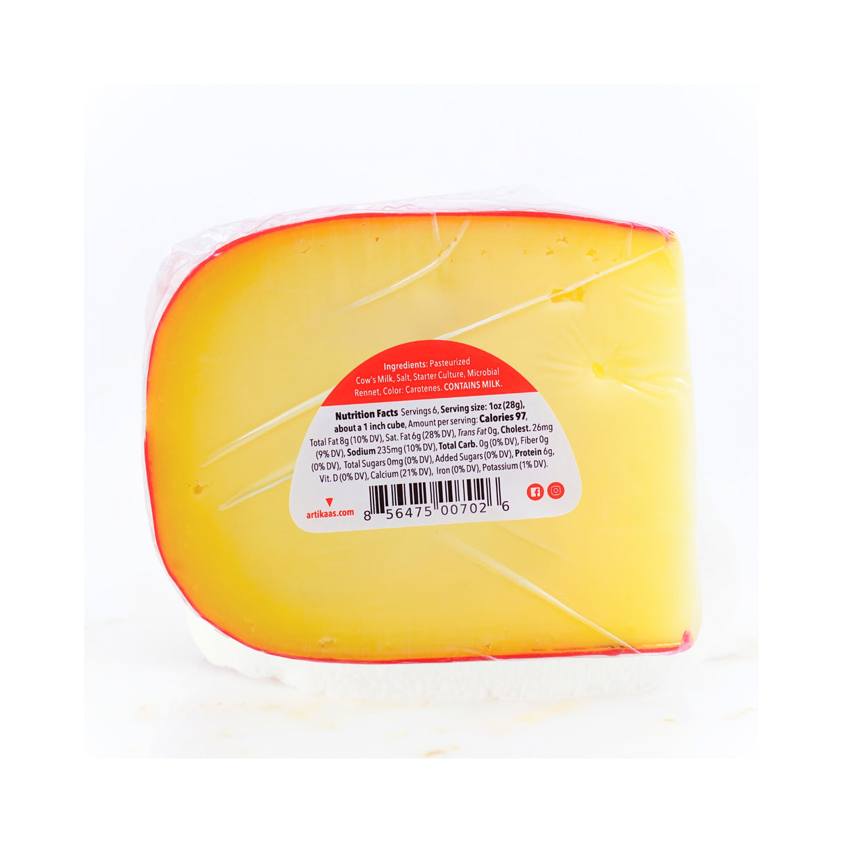 Artikaas Youngsters Creamy Gouda 6 oz wedge