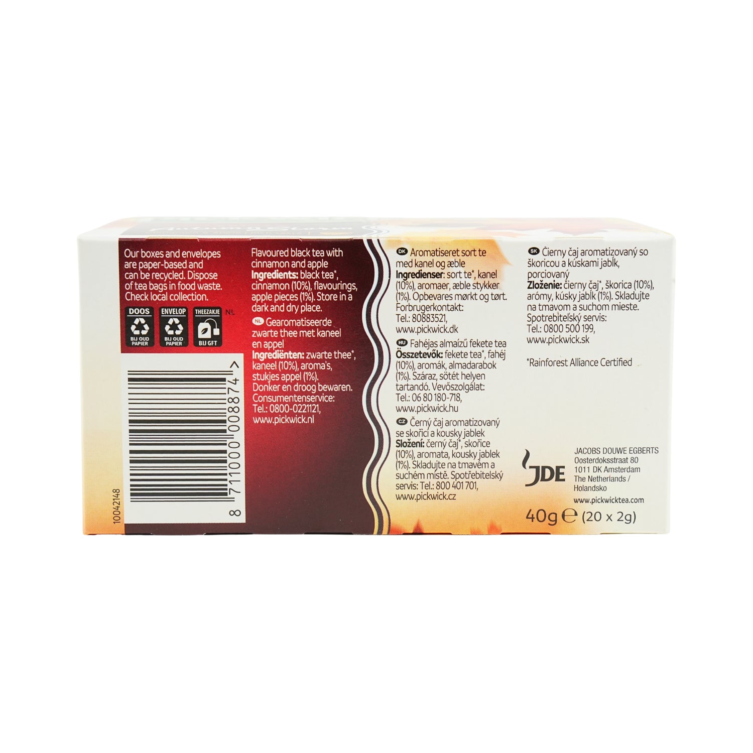 Pickwick Autumn Storm 1 cup Tea bags 20 ct