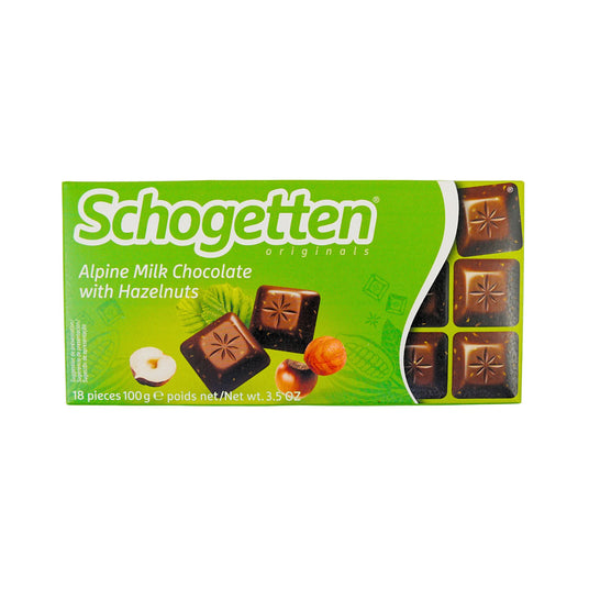 Schogetten Melk Hazelnut  Choc bar 3.5 oz 100 gr