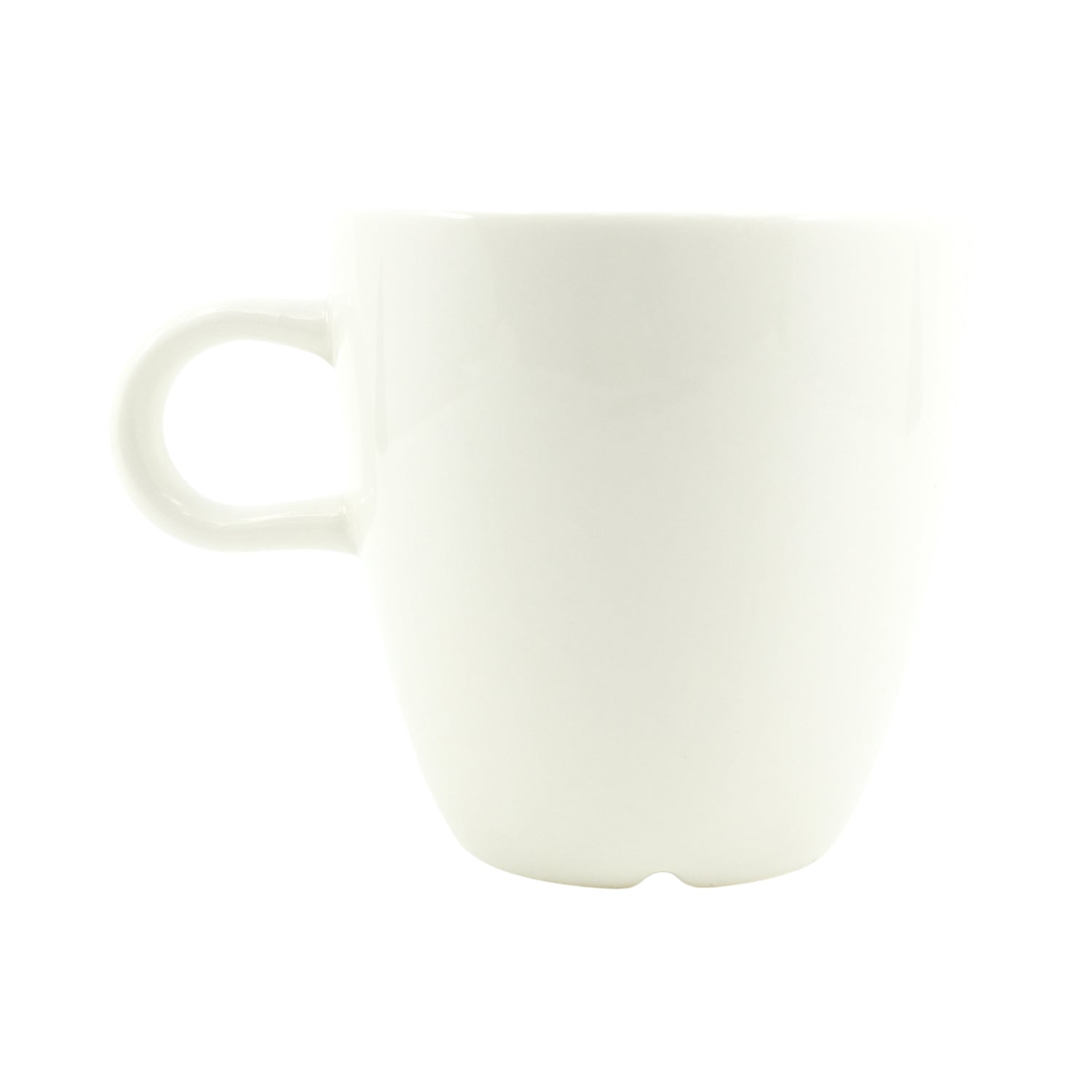 Douwe Egberts White With Red DE Stamp Coffee Mug