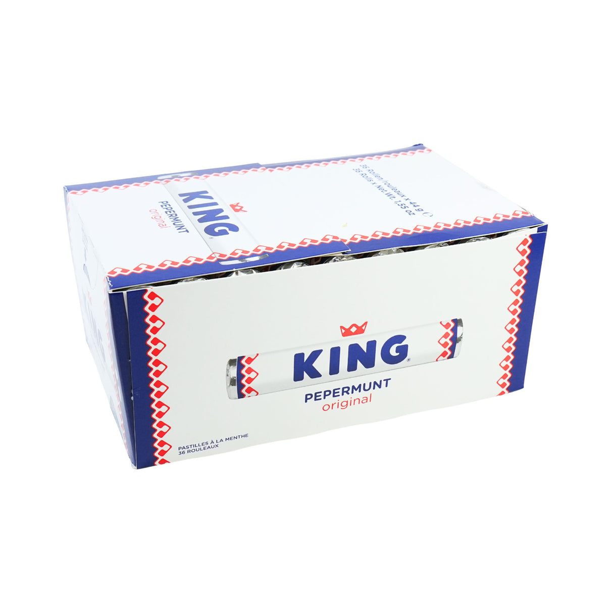 King Peppermint Rolls Box 36 ct