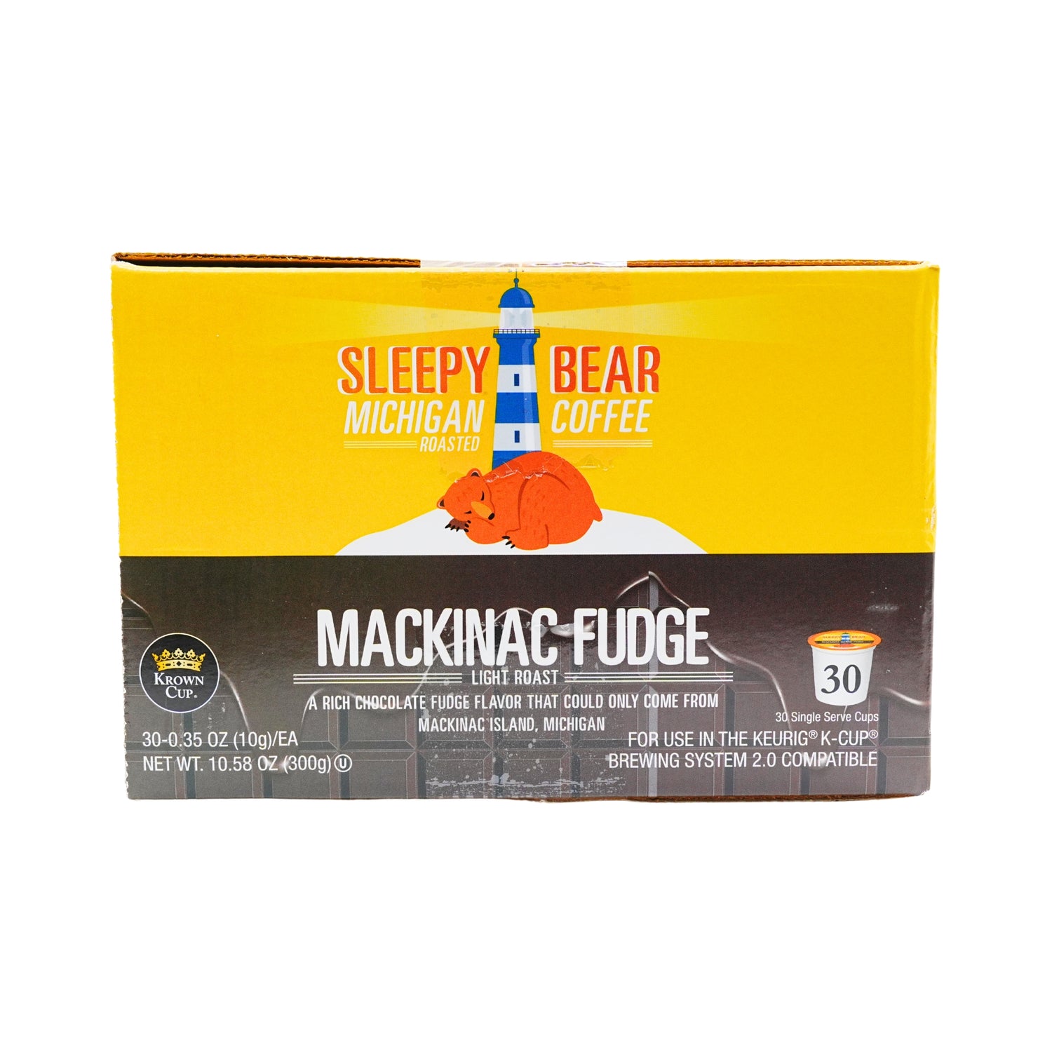 Sleepy Bear Mackinac Fudge Coffee K Cup 30 ct box