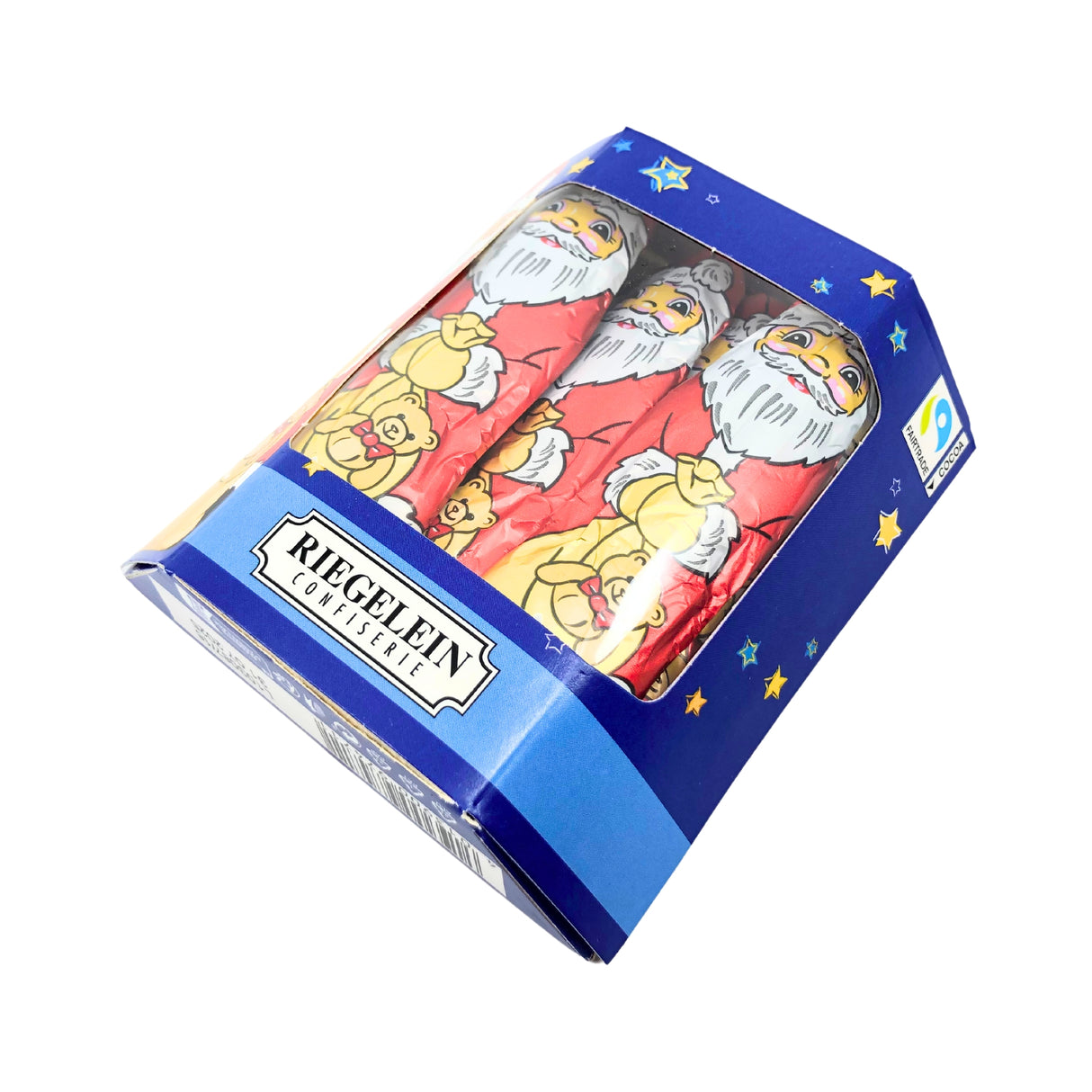Riegelein Foiled SANTA 4.4 oz Boxed (10 santas)