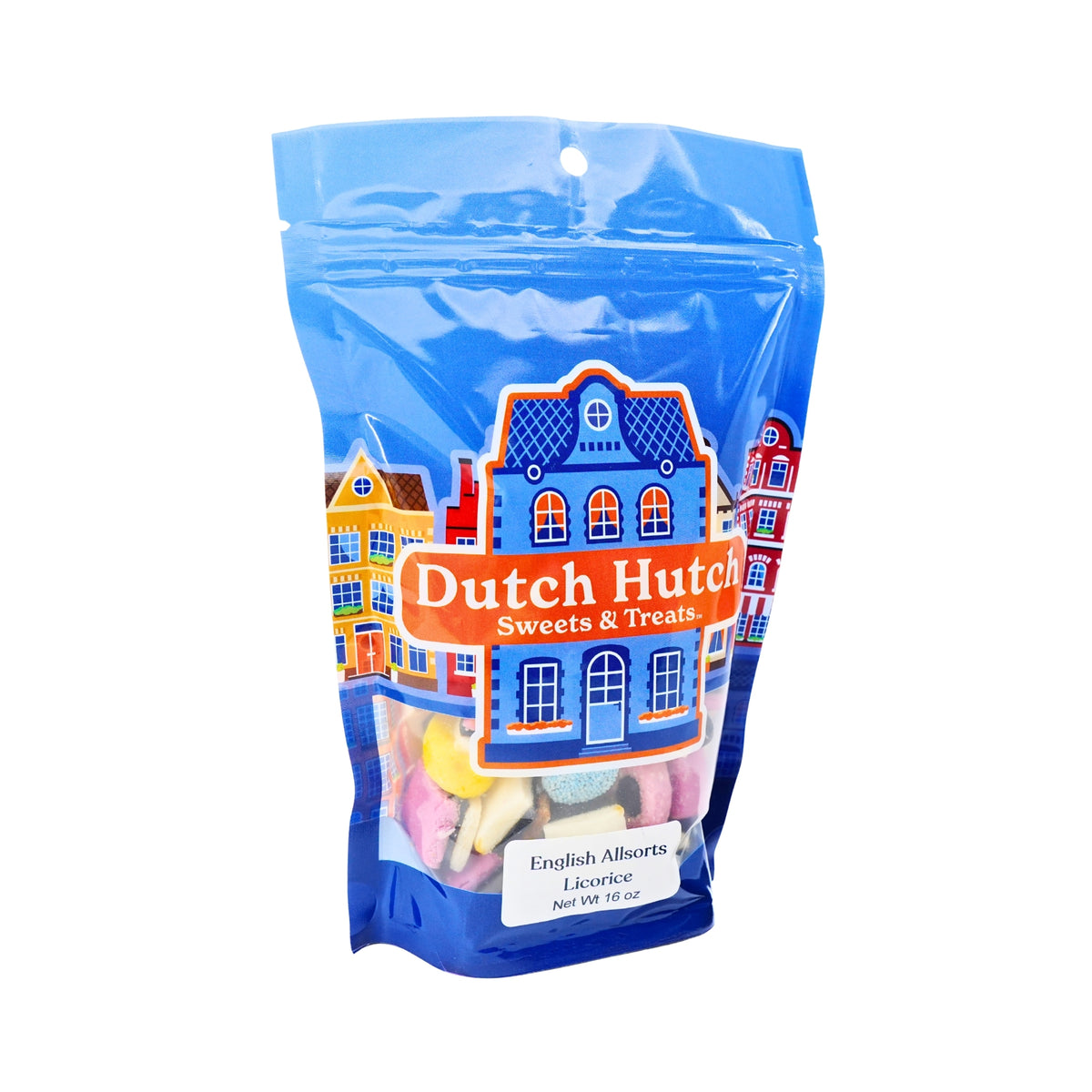Dutch Hutch ENGLISH Allsorts Licorice 16oz bag