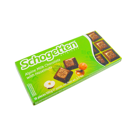 Schogetten Melk Hazelnut  Choc bar 3.5 oz 100 gr