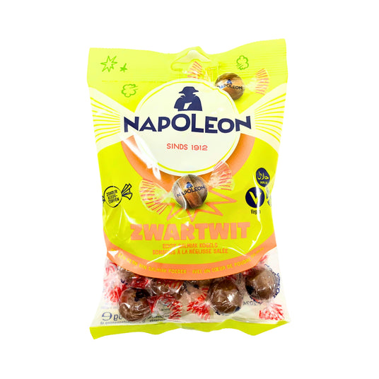 Napoleon Black & White Licorice Balls 5.2 oz bag