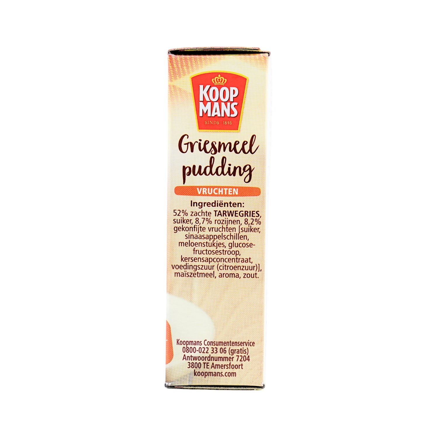 Koopmans Griesmeel Pudding with Fruits 2.99 oz (85g)