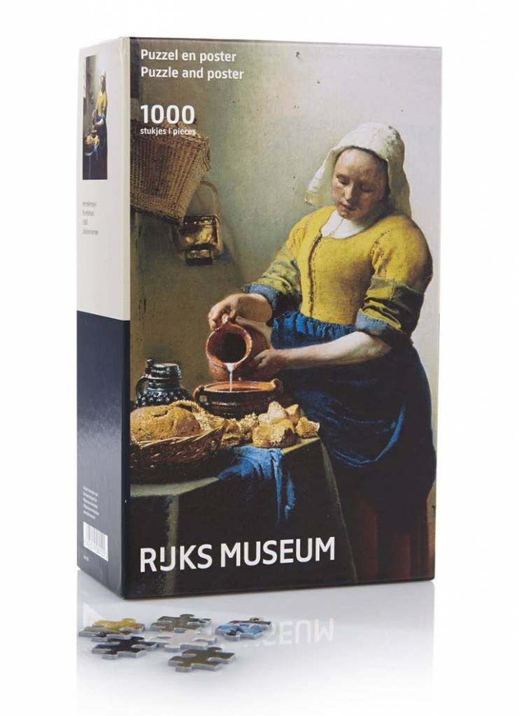 Puzzle Kitchen Milk Maid by Vermeer 1000 pc