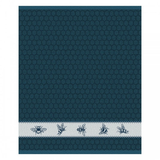 DDDDD Bees/Honey Petrol Hand Towel 20x22 inch