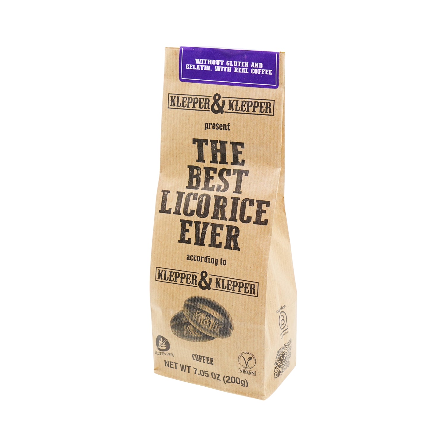 Klepper & Klepper Licorice With Real Coffee 7 oz bag