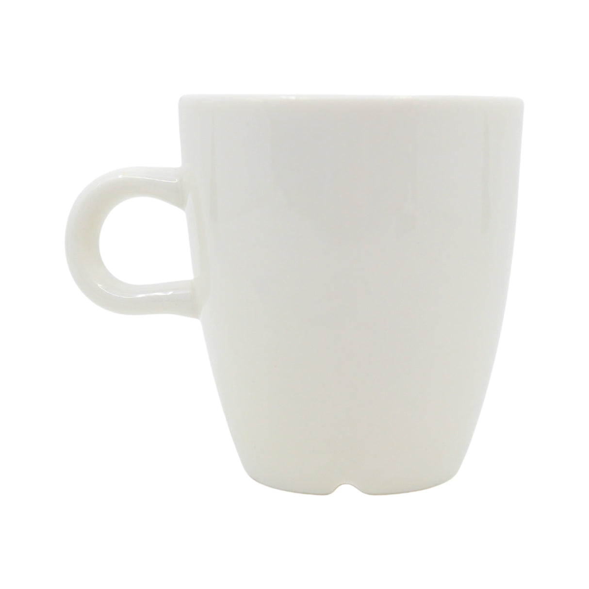 Douwe Egberts White With Red DE Stamp Coffee Mug Small Size