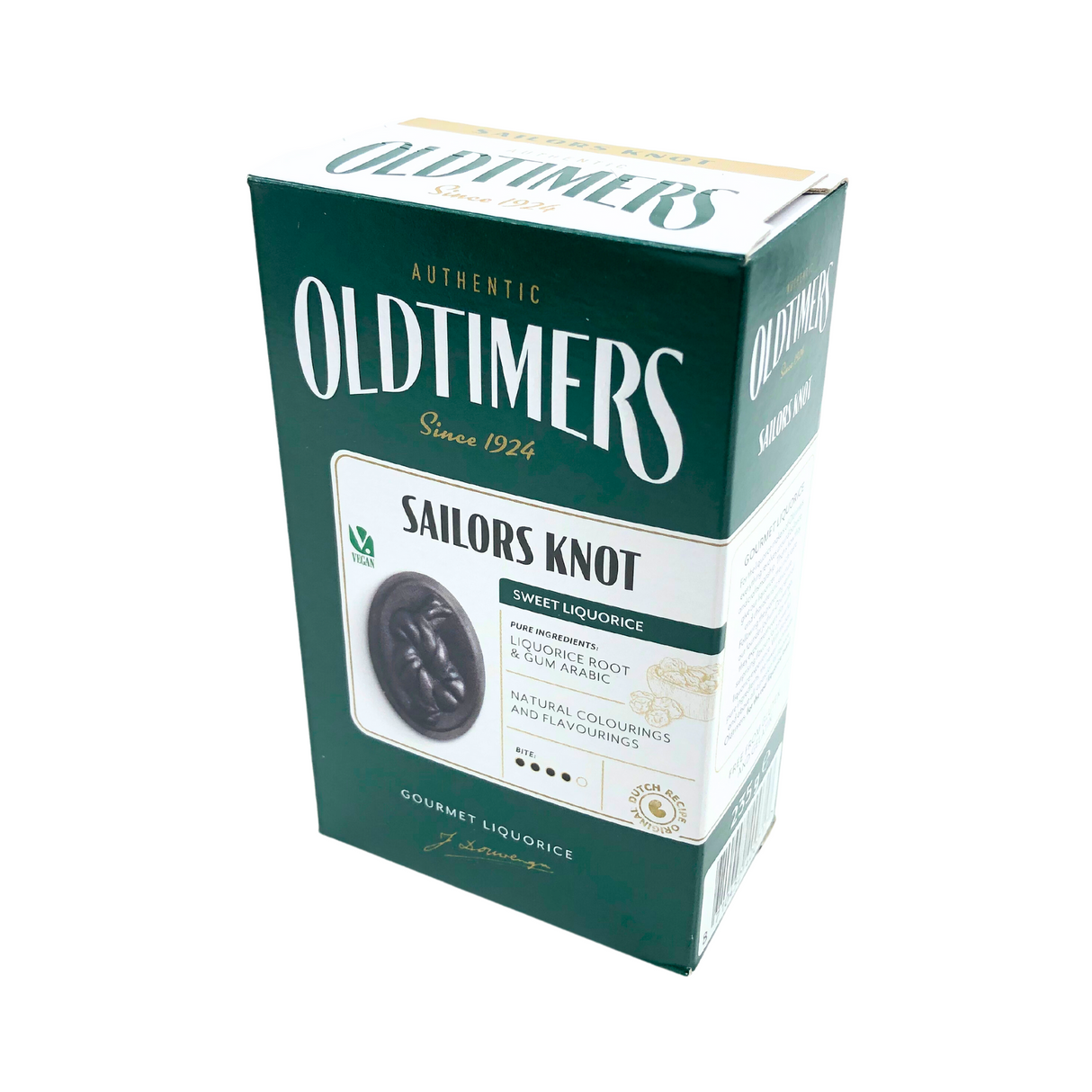 Old Timers Sailors  Sweet Knots Licorice 7.9 oz Green Box