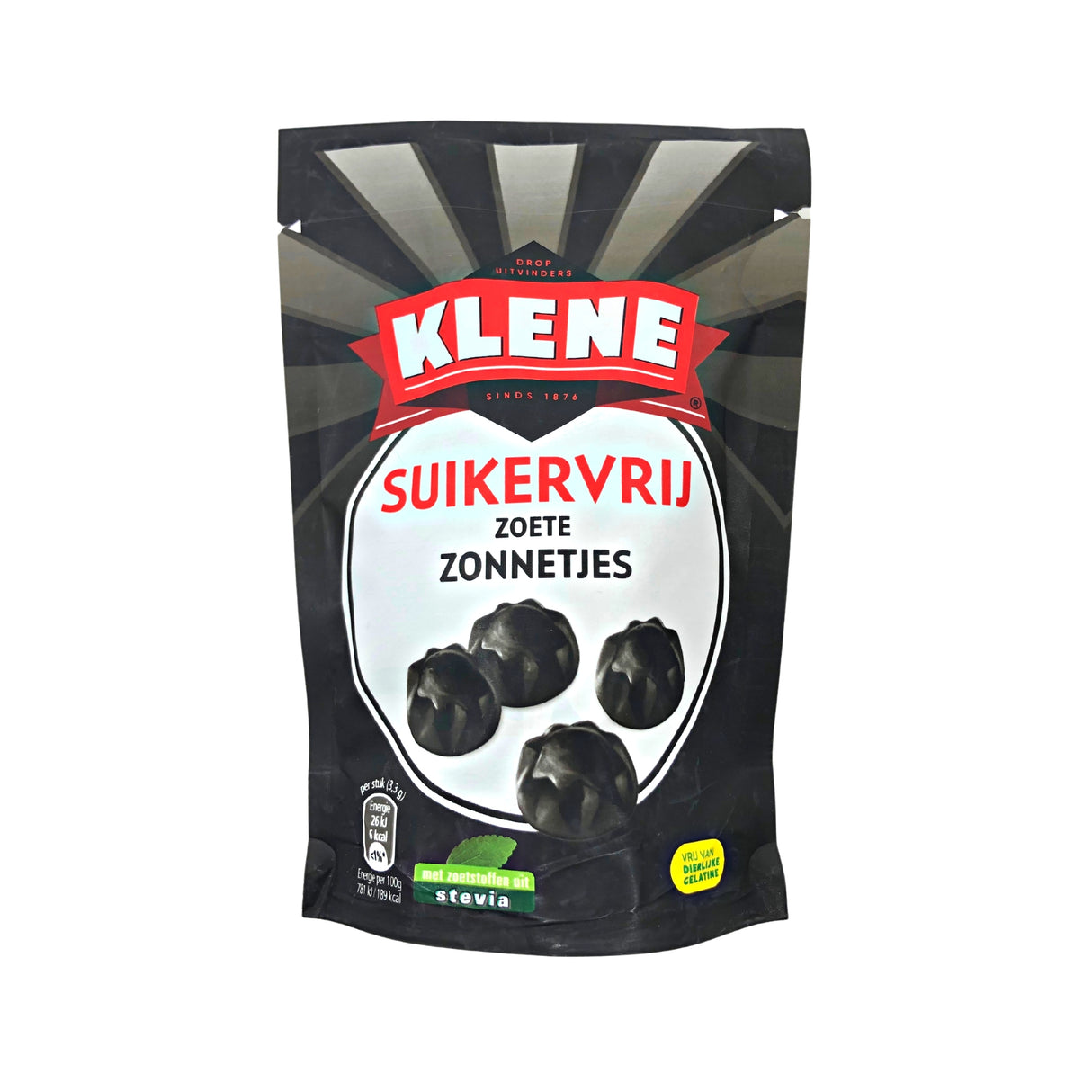 Klene Sugar Free Sweet Suns Licorice 3.5 Oz