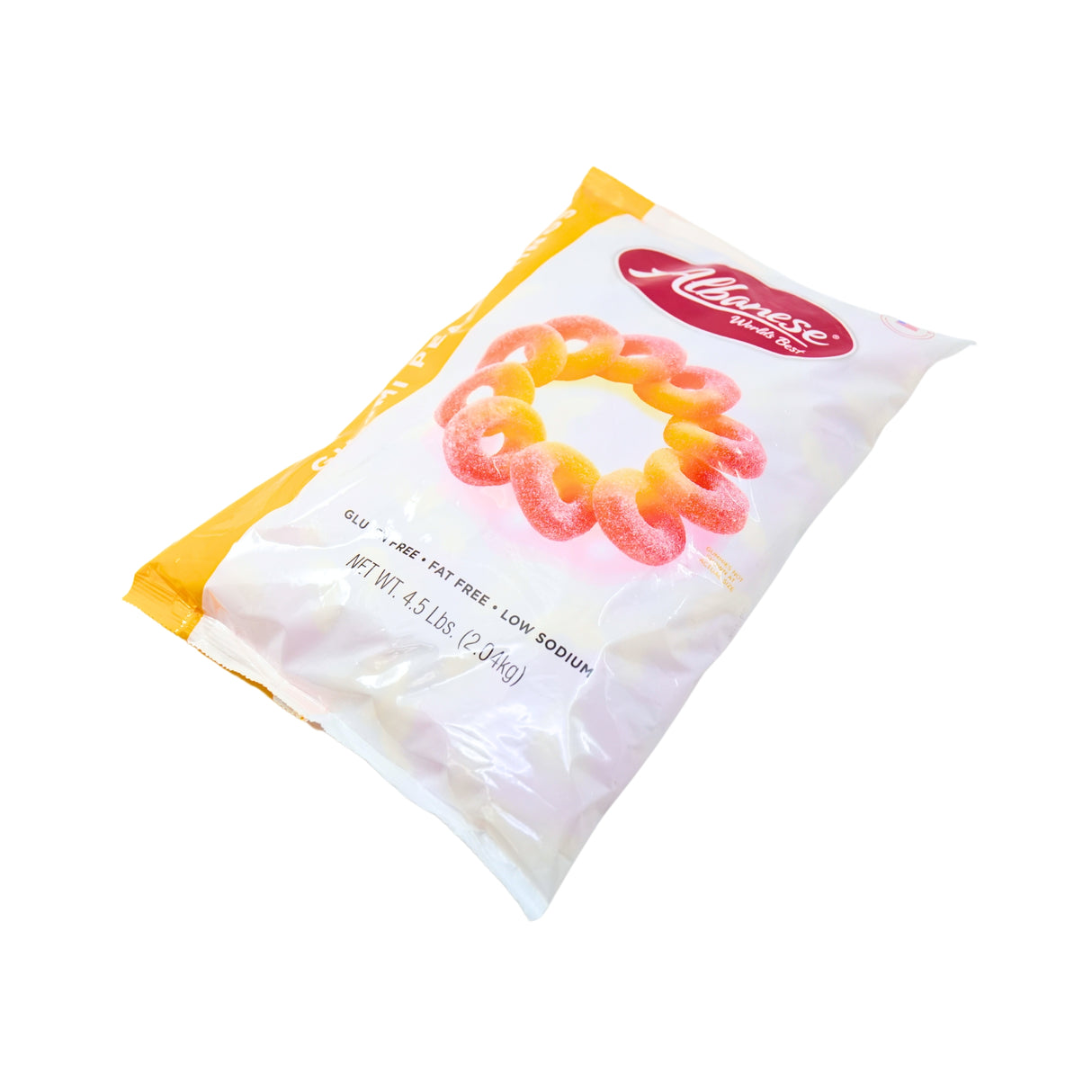 ALB Gummi Peach Rings 4.5 lb