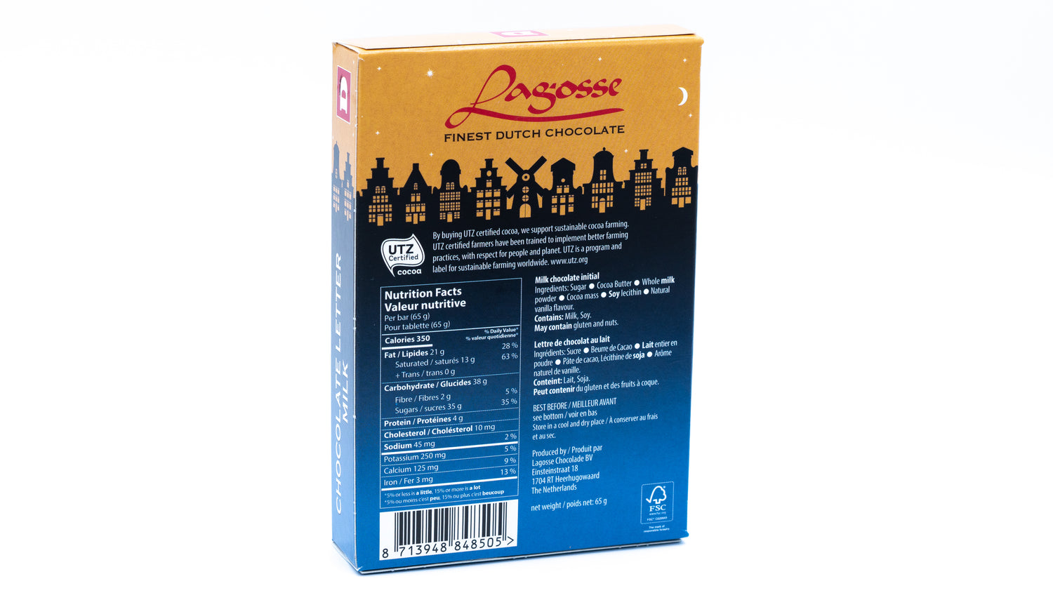 Lagosse Milk D Small Letter 2.3 Oz