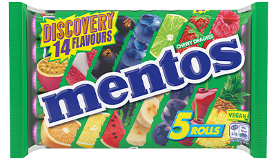 Mentos Discovery 14 flavor 5 pack 188 gram