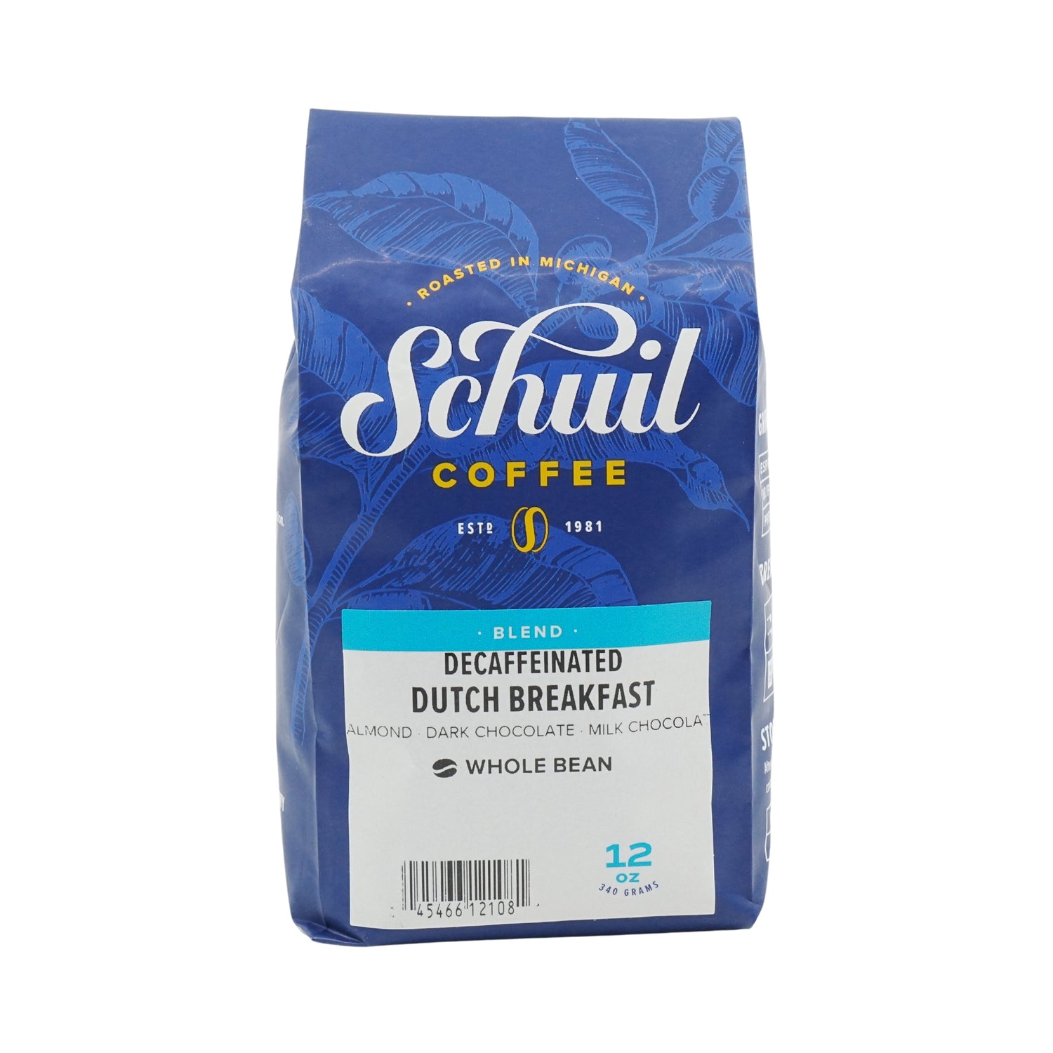 Schuil Decaf Dutch Breakfast  Coffee 12oz