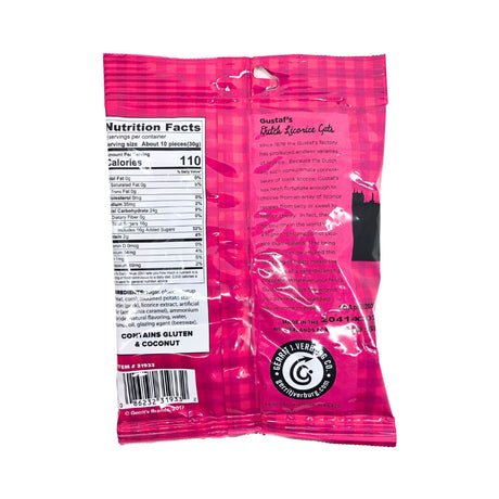 Gustafs Cats Licorice 5.2 Oz Bag