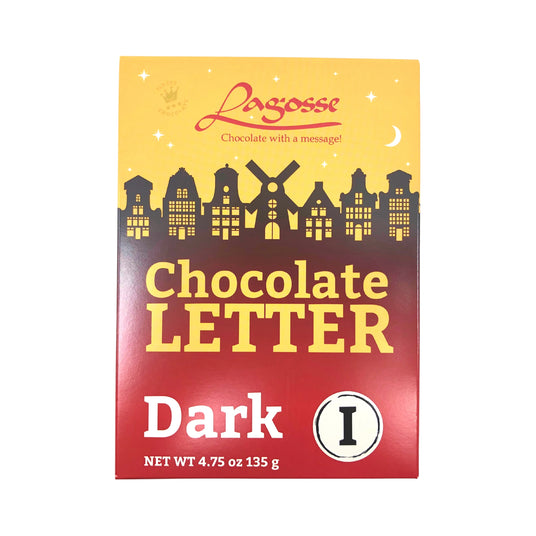 Lagosse Large Dark I Chocolate Letter 4.7oz