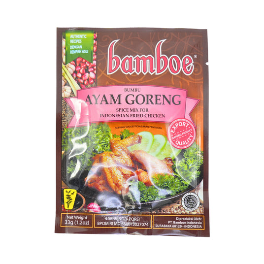 Bamboe Ayam Goreng Spices For Fried Chicken 1.2oz