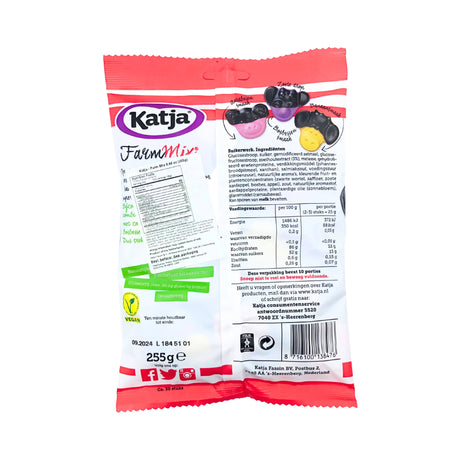 Katja  Farm Mix Asst Fruit & Licorice Candy 9.8  Oz Bag