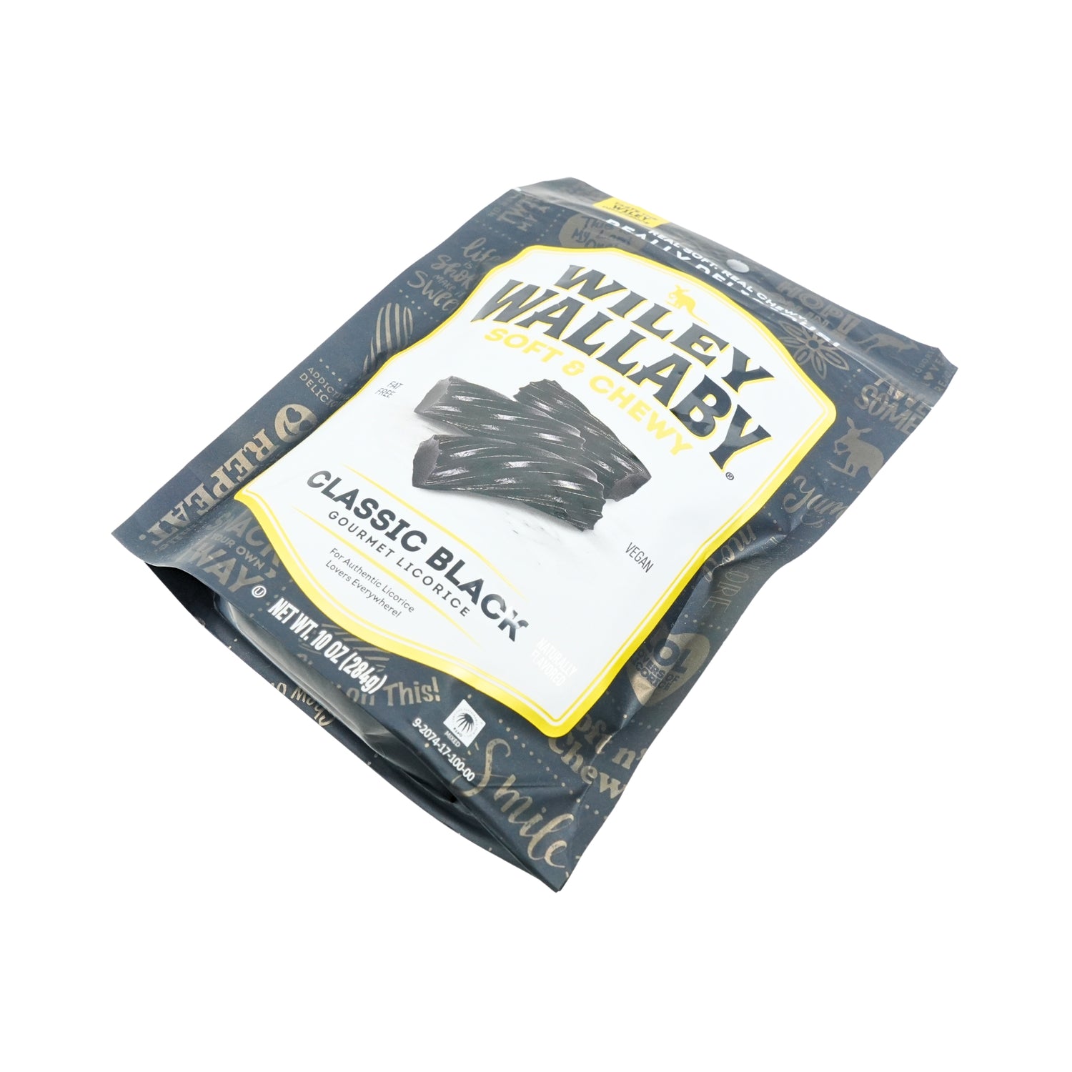 Wiley Wallaby Black Licorice 10oz Bag