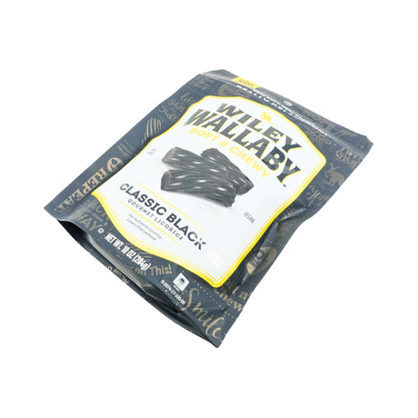 Wiley Wallaby Black Licorice 10oz Bag