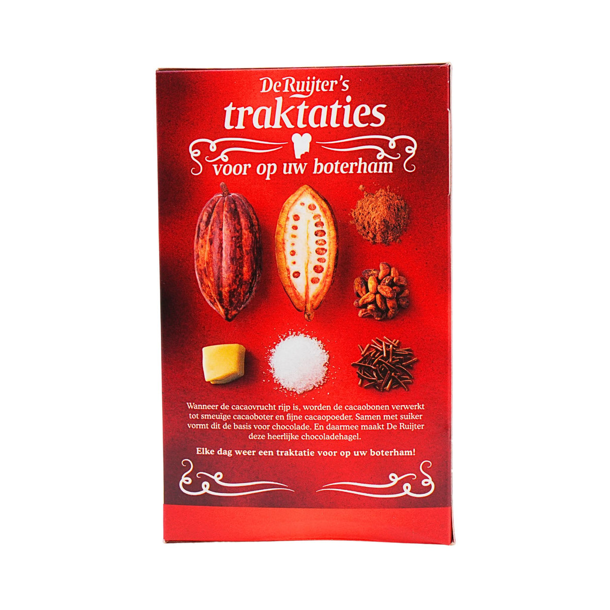 De Ruijter Dark Chocolate Sprinkles Hagelslag 13.8 Ounce Box