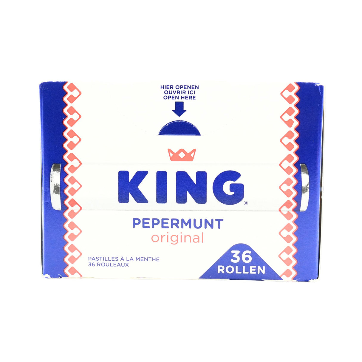 King Peppermint Rolls Box 36 ct