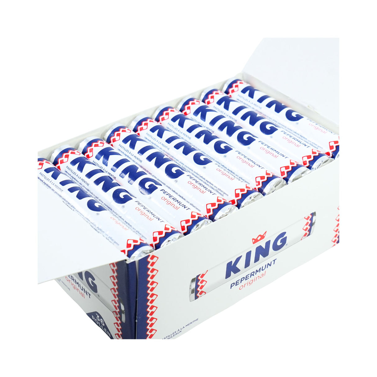 King Peppermint Rolls Box 36 ct