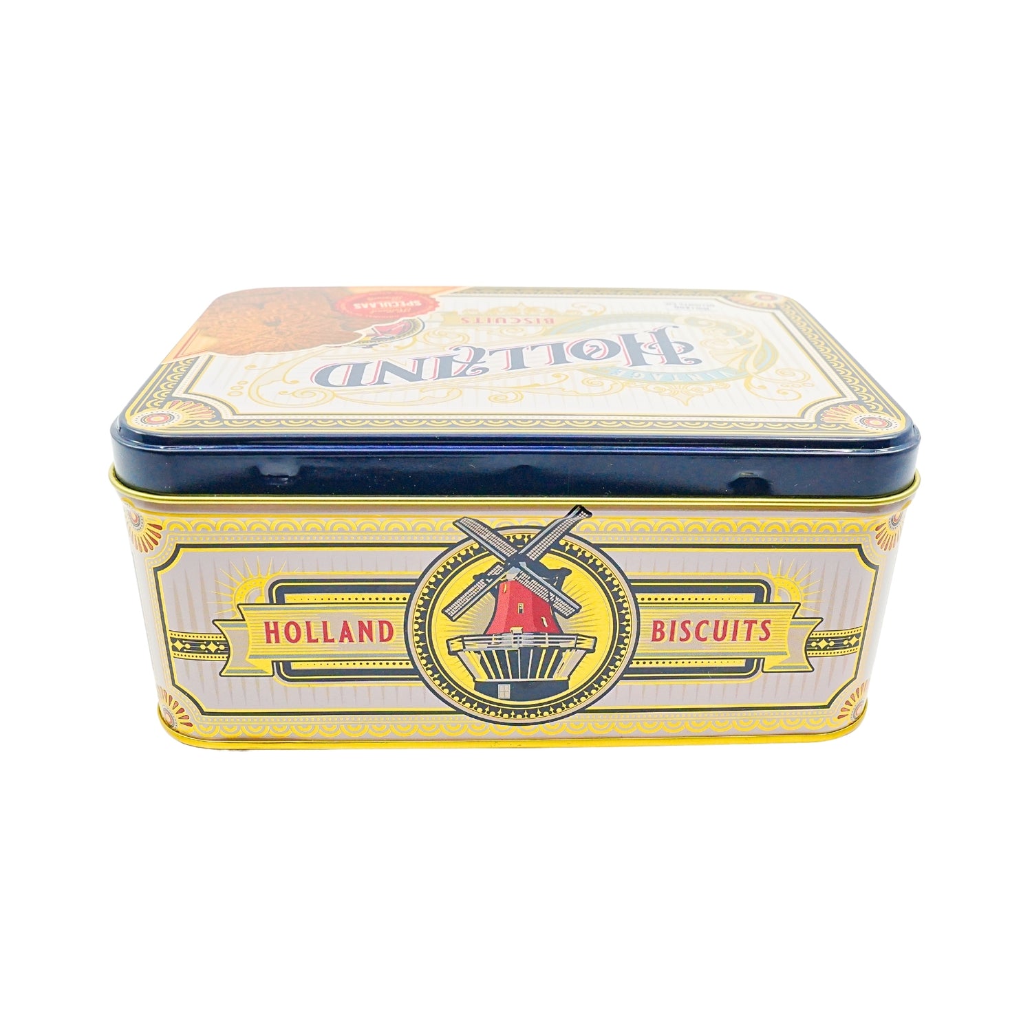 Square Tin with Holland w/ DeRuijter Speculaas Cookies