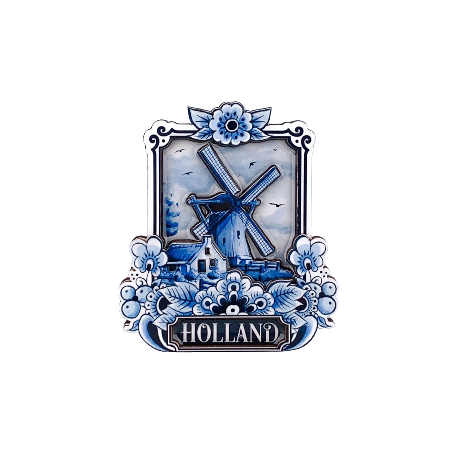 Magnet Mill Holland Delft blue