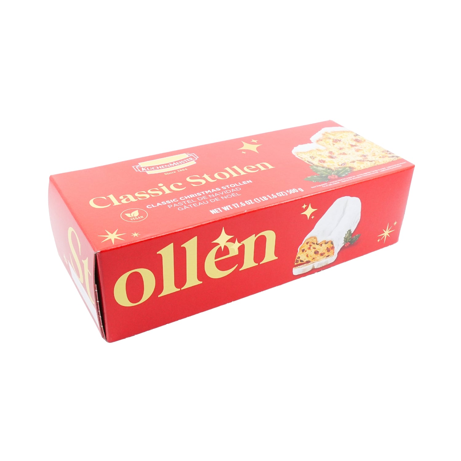 Kuchenmeister Classic ChristStollen 17.6 oz gift boxed