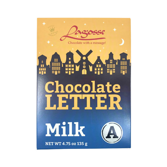 Lagosse Large Milk A Chocolate Letter 4.7oz