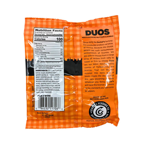 Gustafs Licorice Duos 5.29oz