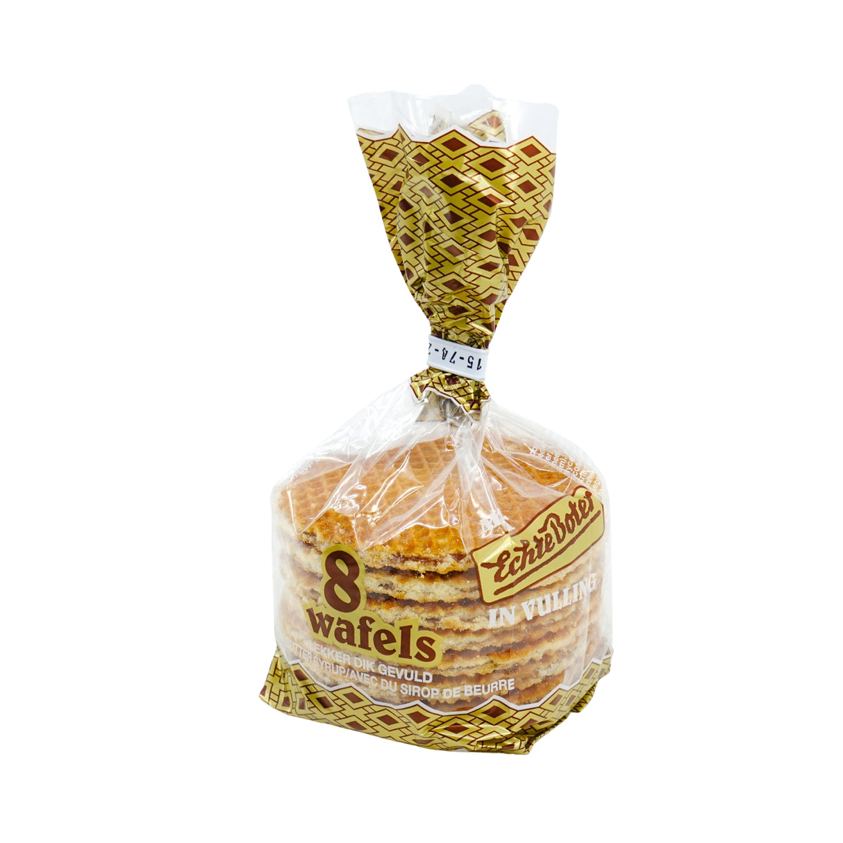 Verweij Syrupwafers 12% Real Butter 8 Count 8.4 Oz