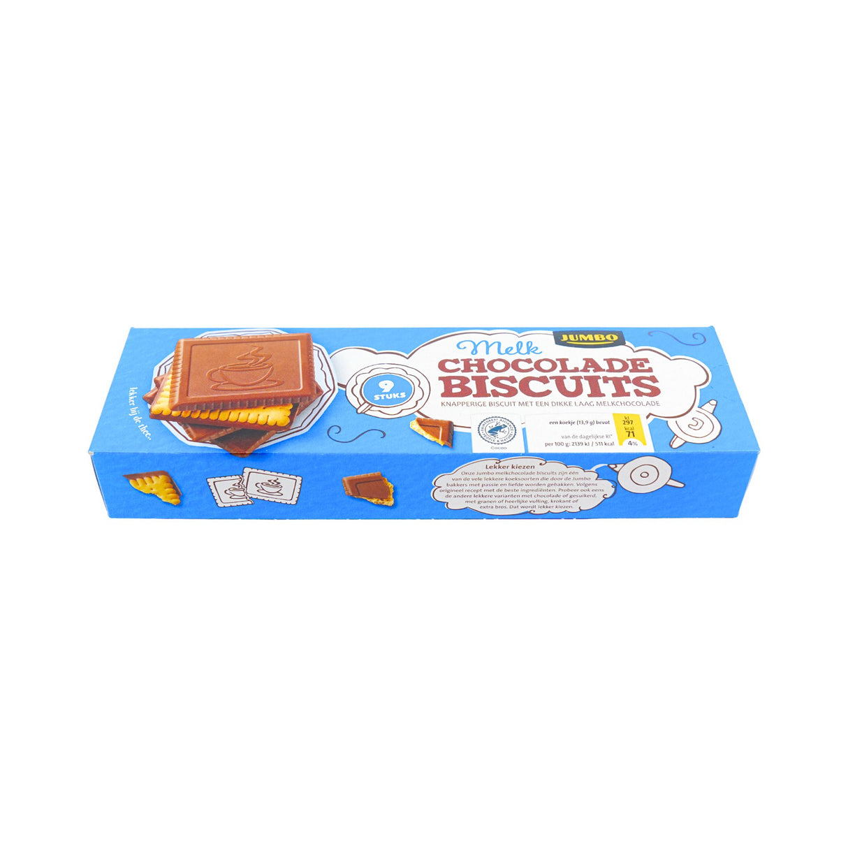 Jumbo Biscuits Milk Chocolate 4.4 oz