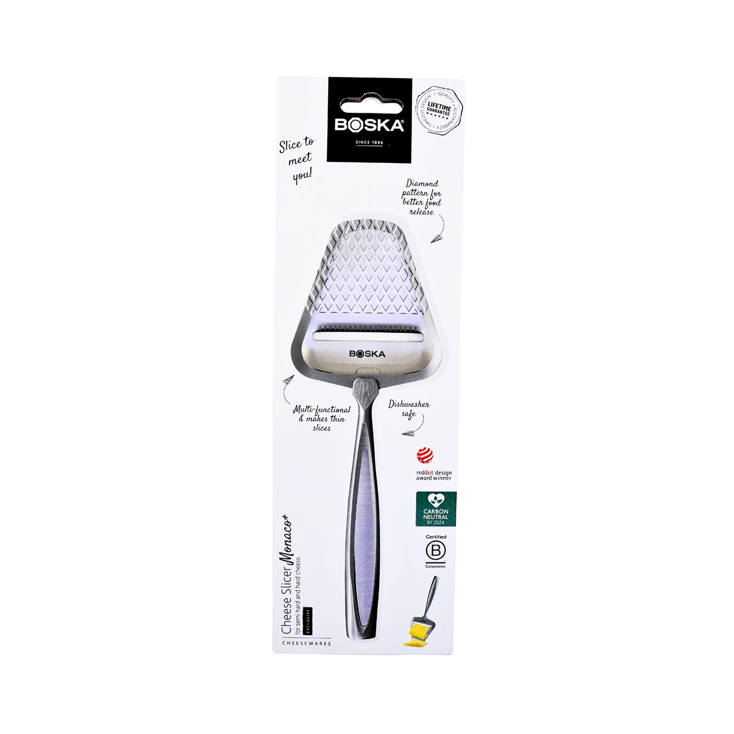 Boska Stainless Steel Cheese Slicer Monaco PLUS