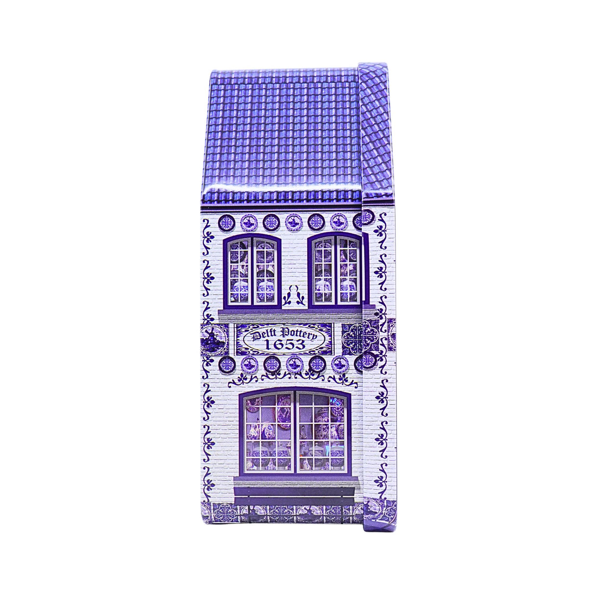 Delft Store House tin with 7oz Wilhelmina Peppermints